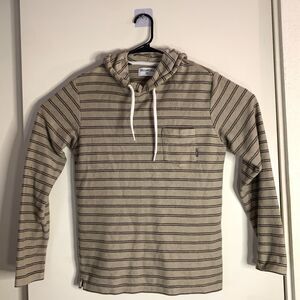 Billabong Men's Flecker Hooded Sweatshirt Beige Color Size Small